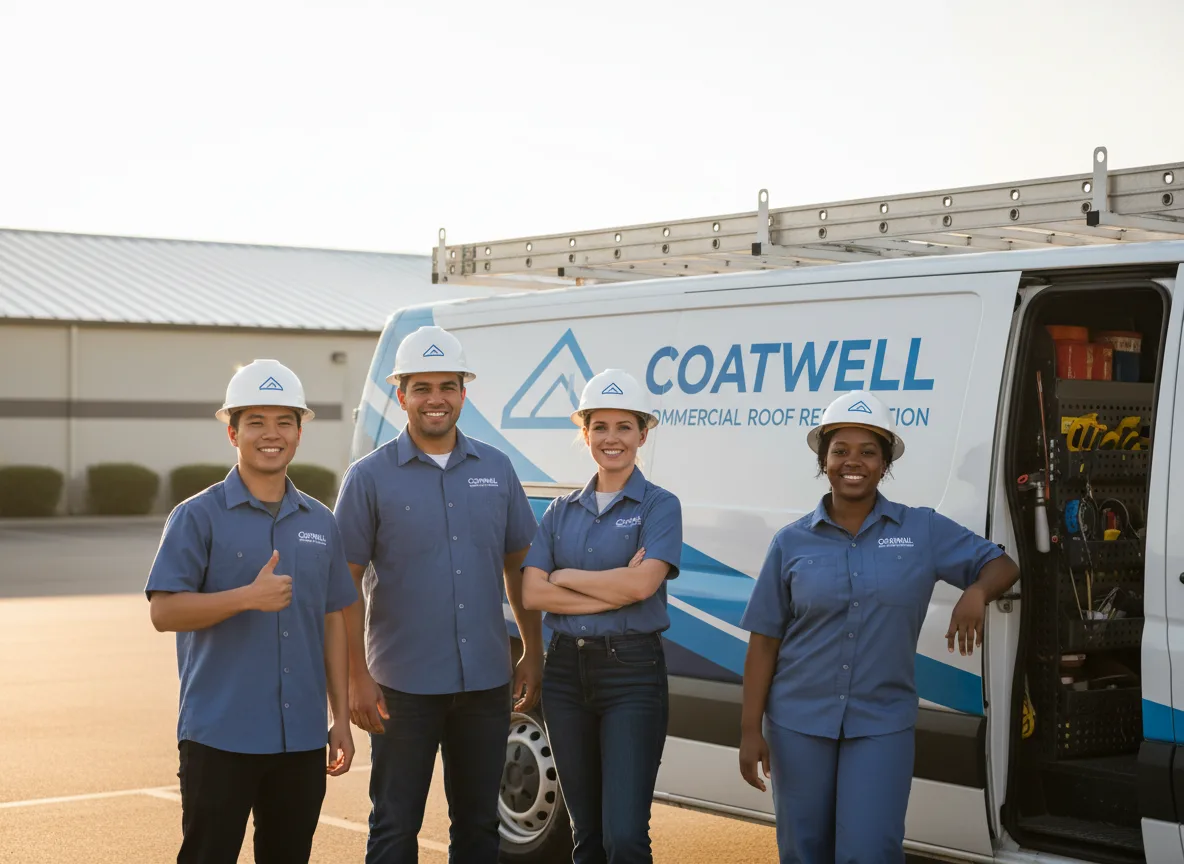Commercial roof coating company in Albert, KS